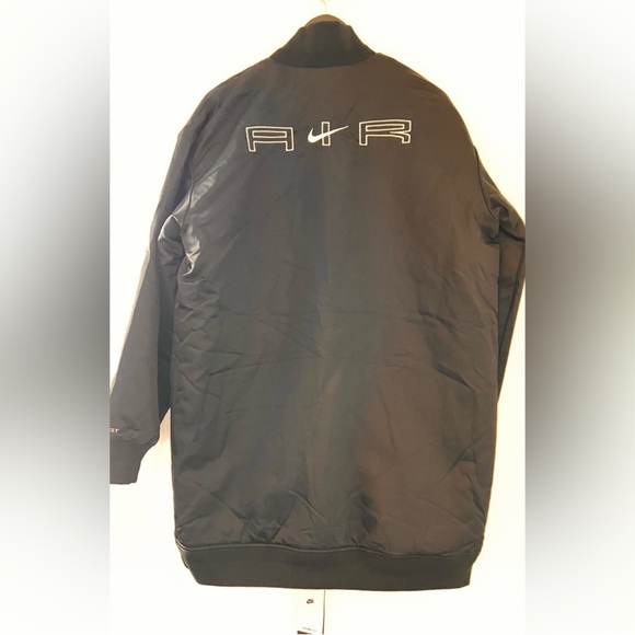 𝐍𝐈𝐊𝐄 Therma-Fit Long Bomber Jacket in Black Size Large - Picture 3 of 16